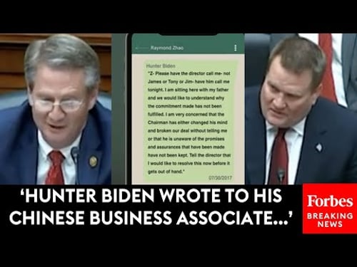 Tony Bobulinski Goes In-Depth On Hunter Biden's Text To Chinese Businessman When Asked By Burchett