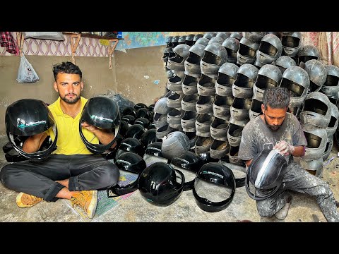 Kawasaki Ninja H2R Bike Helmet Manufacturing in Street Factory