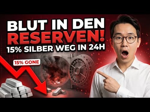 BLUT IN DEN RESERVEN: 15 % des SILBERS VERSCHWINDEN in 24 STUNDEN
