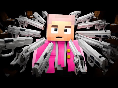 100 Realistische Waffen vs. Minecraft Spieler