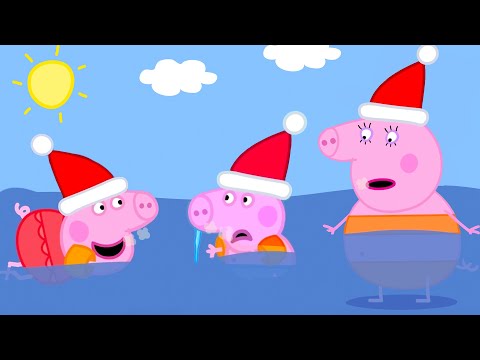 Peppa Pig Tries Swimming on a COLD Day!🥶 Peppa & George:Christmas |Tales Full Episodes | 18 Minutes