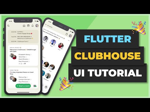 Flutter Clubhouse Clone UI Tutorial | Apps From Scratch