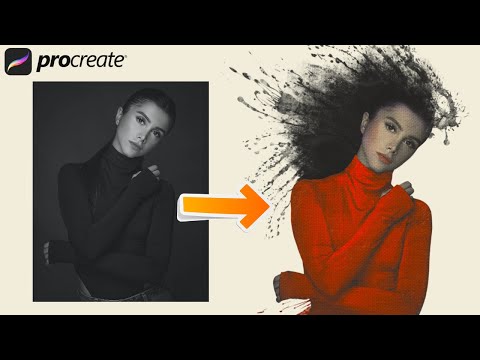 Edit Photos in PROCREATE - Photo Manipulation Tutorial for beginners