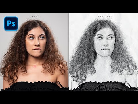 Pencil Drawing Effect in Adobe Photoshop @pnctutoriales