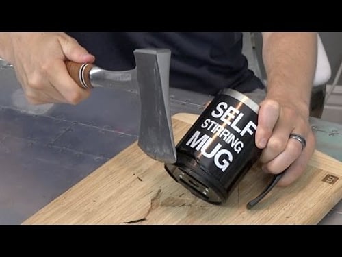 What's inside a Self Stirring Mug?