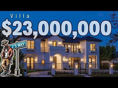 Touring a Brand New $23M Beverly Hills Mansion with a SECRET Room