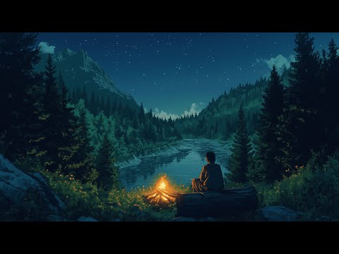 Medieval Night in the Forest - Relaxing Music by the Campfire & Nature Ambience