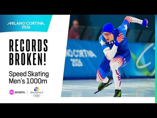 OLYMPIC RECORD BROKEN 🔥 | Speed Skating Men's 1000m | Winter Olympics 2026