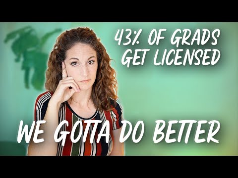 Less Than Half of Masters-Level Therapists Get Licensed