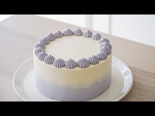 Blueberry White Chocolate Cream Cake