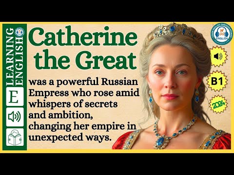 Improve your English ⭐ Very Interesting Story - Level 3 - Catherine the Great | WooEnglish