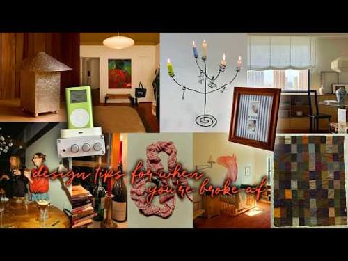 when you don't have any $$$ to spend on interior design...