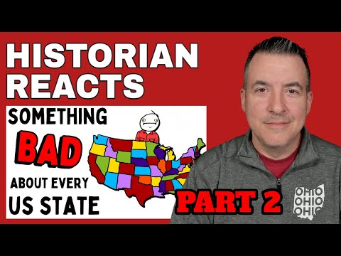 Something Bad About Every US State's History Explained p2 - Chat History Reaction