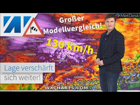 VORWARNUNG: Der Orkan kommt! Der große Vergleich der Wettermodelle! Wie schlimm wird's? 😵