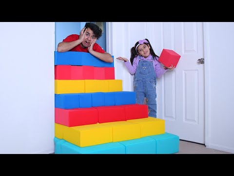 Ellie Charlotte & Andrea Foam Block Teamwork Adventures