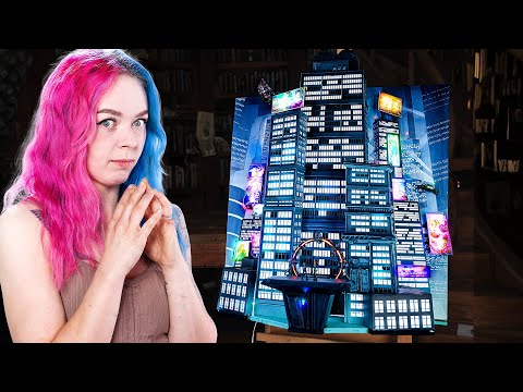 I Built a Cyberpunk City on a Canvas
