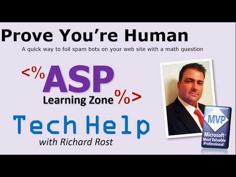 ASP Tutorial: Prove You're Human - Alternative to Captcha
