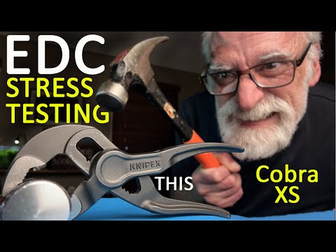 🛠️ Surprising results testing how much abuse a Knipex Cobra XS can take and keep on working for EDC