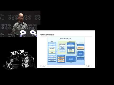 DEF CON 23 - Panel - WhyMI so Sexy: WMI Attacks - Real Time Defense and Advanced Forensics