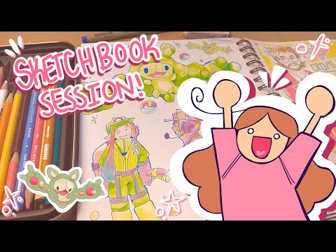 sketchbook session ☆ having fun with art again!