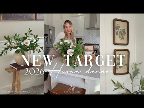 NEW TARGET DECOR 2026 || HEARTH AND HAND SPRING || HOME REFRESH AND EARLY SPRING STYLING IDEAS