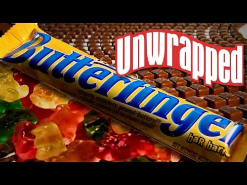 How Milky Way, Butterfinger, Baby Ruth & Other Classic Candies Are Made 🍫🍬🍭 | Unwrapped THROWBACK