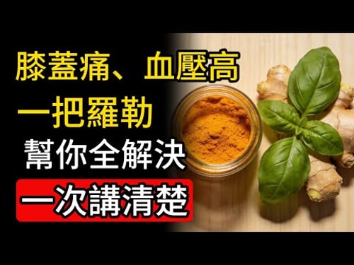 膝蓋痛、血壓高、睡不著?一把羅勒幫你全解決!一次講清楚