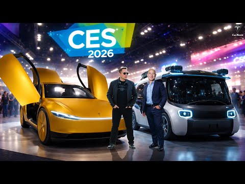 Tesla Cybercab Takes on Amazon’s Zoox at CES 2026! Elon Musk Win?