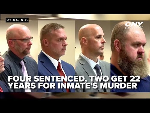 Former Marcy COs appear for sentencing