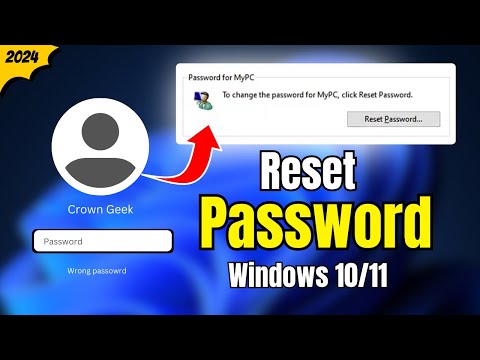 How to RESET Windows 11/10 Forgotten Password (Local & Microsoft Account) No Software (2024)