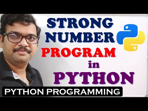 STRONG NUMBER PROGRAM IN PYTHON PROGRAMMING || PROGRAM TO CHECK NUMBER IS STRONG OR NOT || PYTHON