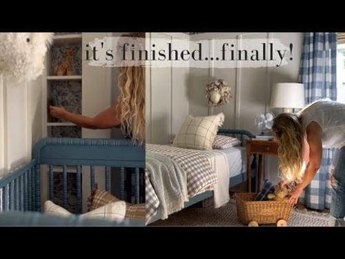 Cottage Inspired Nursery Reveal | Shared Boys Bedroom