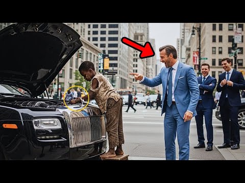 “I KNOW HOW TO FIX THIS” — THE BILLIONAIRE LAUGHED… UNTIL THE STREET KID DID THE IMPOSSIBLE