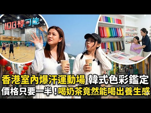 香港室內爆汗運動場 韓式色彩鑑定價格只要一半!喝奶茶竟然能喝出養生感|100樣可能 EP35|好好制作|HOY TV