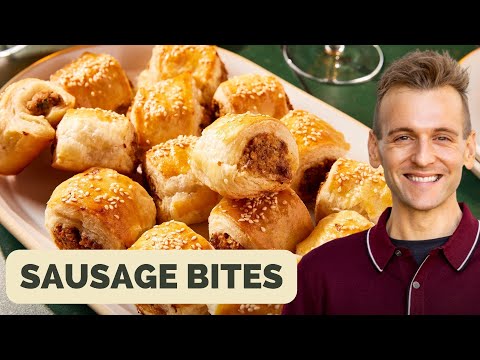 Puff Pastry Sausage Bites | A perfect appetizer recipe!