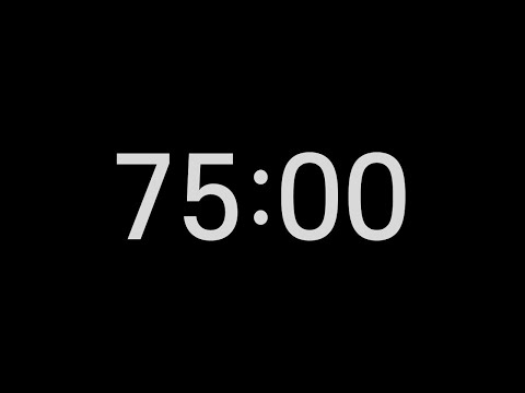 75 Minute Timer / 75분 타이머