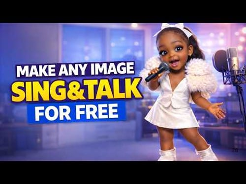 Make Any Image Sing & Talk for FREE with AI (100% FREE Tool)
