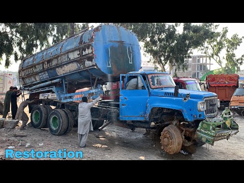 Fully Restoration an old Nissan Diesel 1988 model, Truck || Complete Repairing Cabin / Chassis