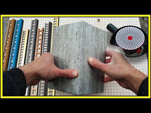 LAYING TILES. Edge finishing.