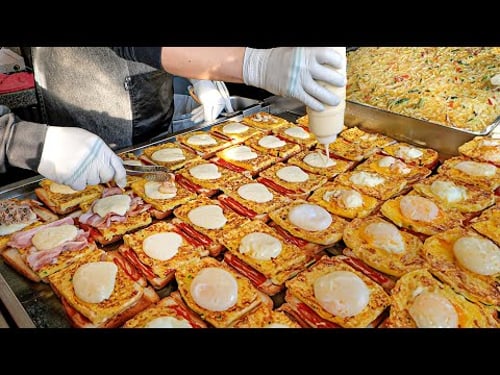 전국 길거리 음식 대량생산 현장 BEST10 몰아보기 / Korean Best Street Food Master Collection / korean street food