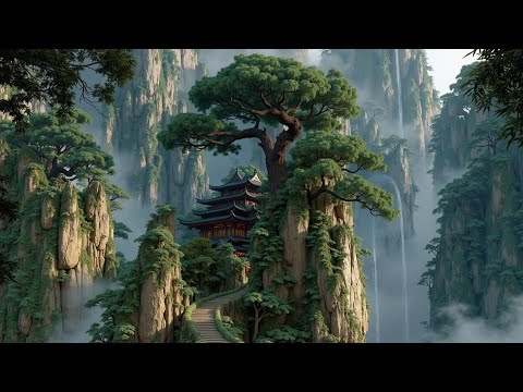 深山禅境 🌲 Soothing Chinese Landscape Music ~ Guzheng Meditation, Healing Melodies, Oriental Charm