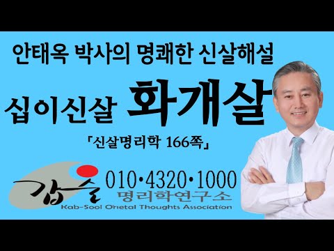 Twelve Godsal (Hwagaesal) - (Sinsal Myeongrihak, p. 166) - #Dr. Tae-ok Ahn's comprehensive lectur...