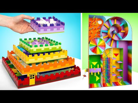 Fun And Trendy Hamster Mazes || DIY POP-IT And LEGO Mazes