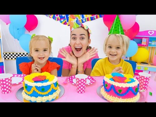 Alice and Mom preparing for Chris's birthday