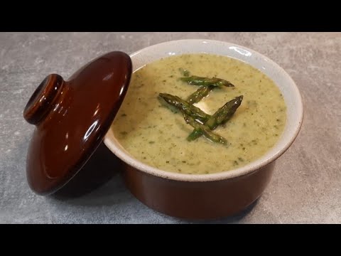 CREAM OF ASPARAGUS SOUP - SIMPLE ASPARAGUS SOUP RECIPE