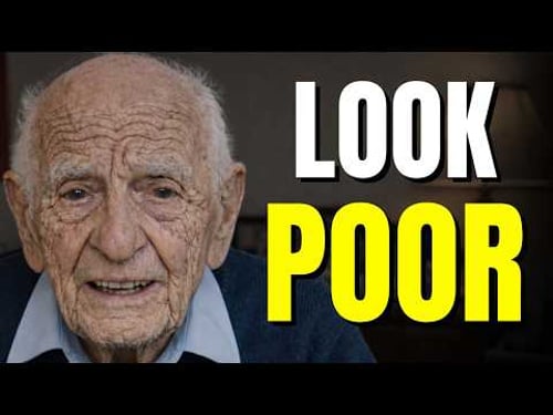 Why It’s Important to Look Poor