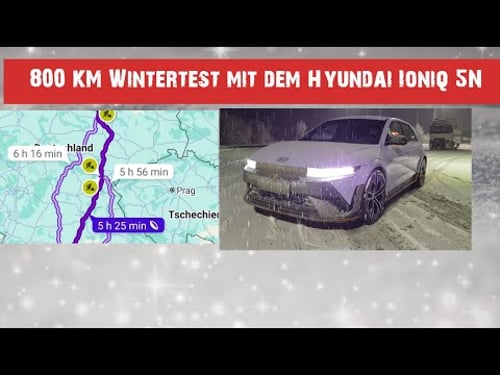 Wintertest mit dem Hyundai Ioniq 5 N: Powered by Nextmove + Panne bei der Rückfahrt!