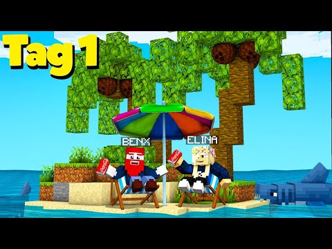 WIR LEBEN 100 TAGE auf einer EINSAMEN INSEL! Minecraft Insel