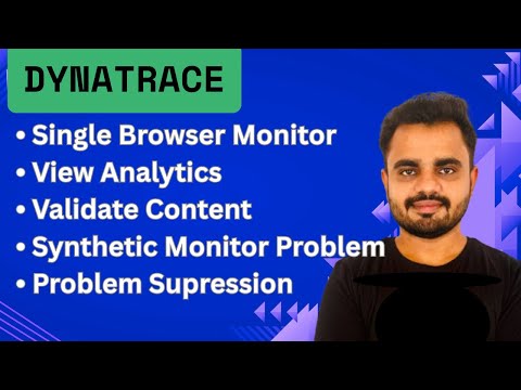 Synthetic Monitoring || Dynatrace Single Browser Monitoring
