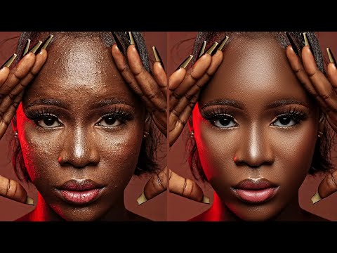High-End Skin Retouching Beginner Photoshop Tutorial | Frequency Separation